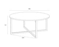 SUNPAN KIARA COFFEE TABLE - Coffee