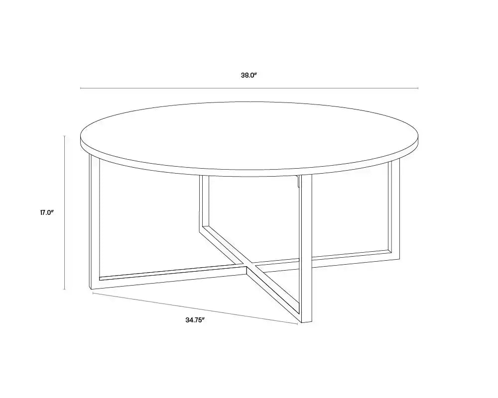 SUNPAN KIARA COFFEE TABLE - Coffee