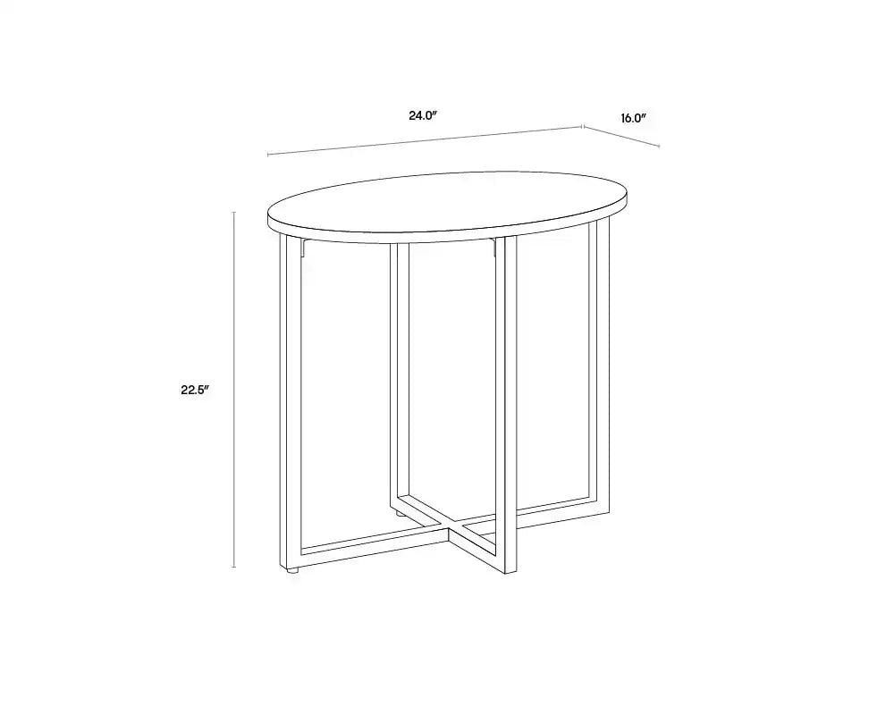 SUNPAN KIARA SIDE TABLE - Side