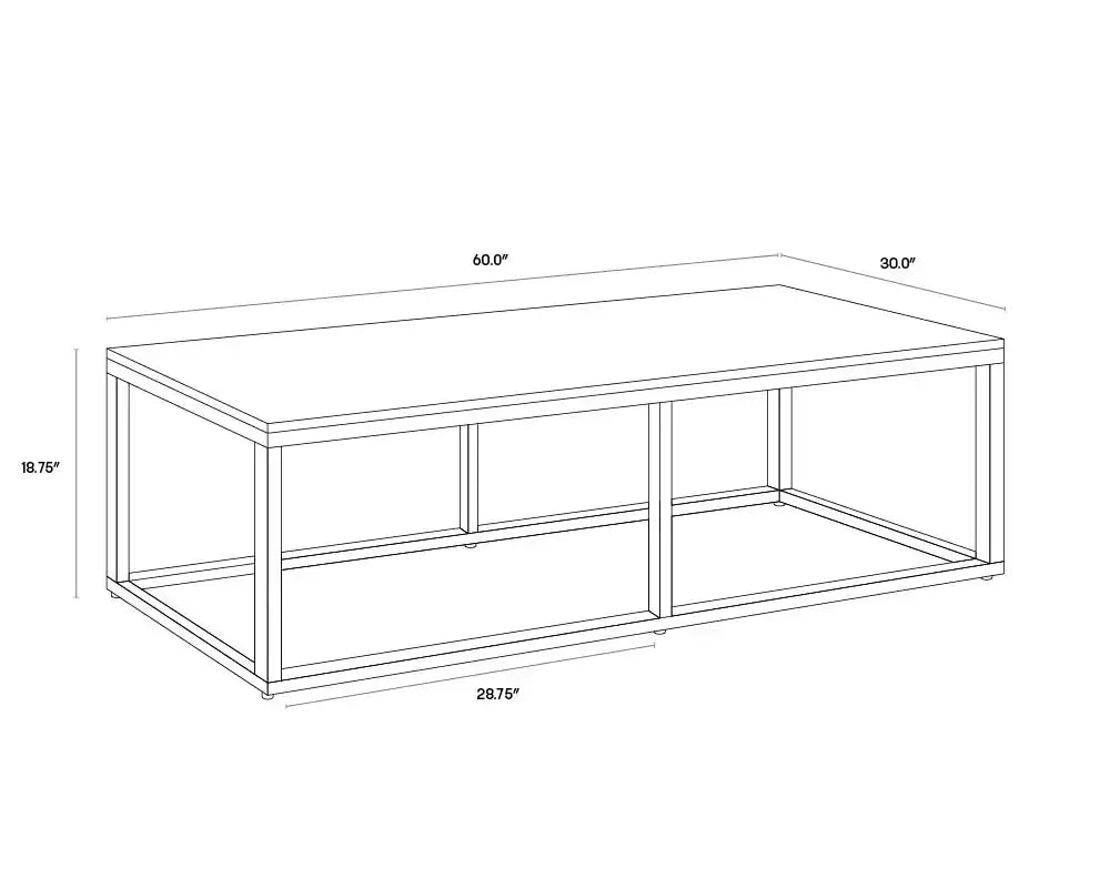 Sunpan ELLERY COFFEE TABLE - Coffee
