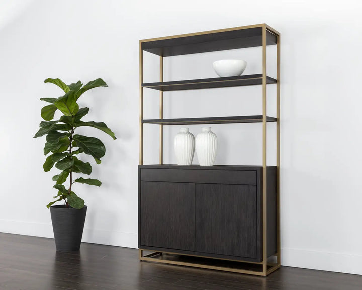 SUNPAN BALDESSARA BOOKCASE - Cabinets & Bar