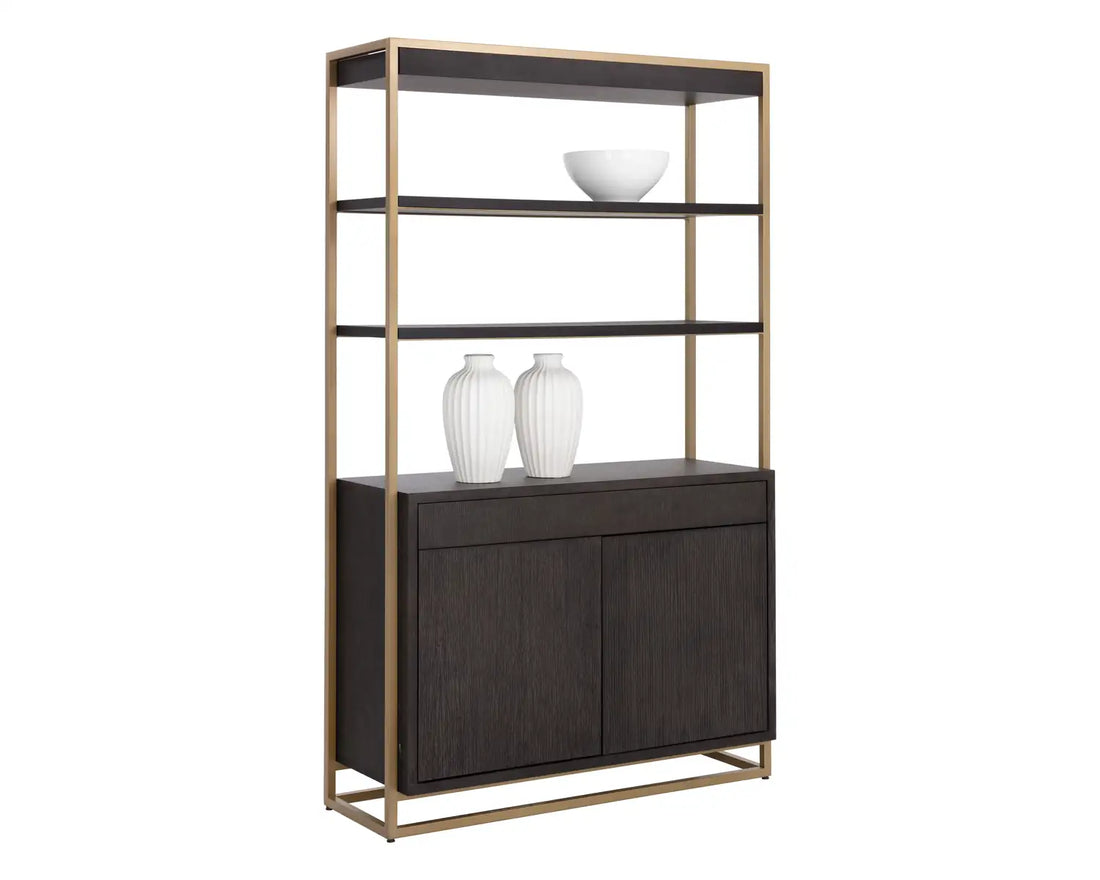 SUNPAN BALDESSARA BOOKCASE - Cabinets & Bar