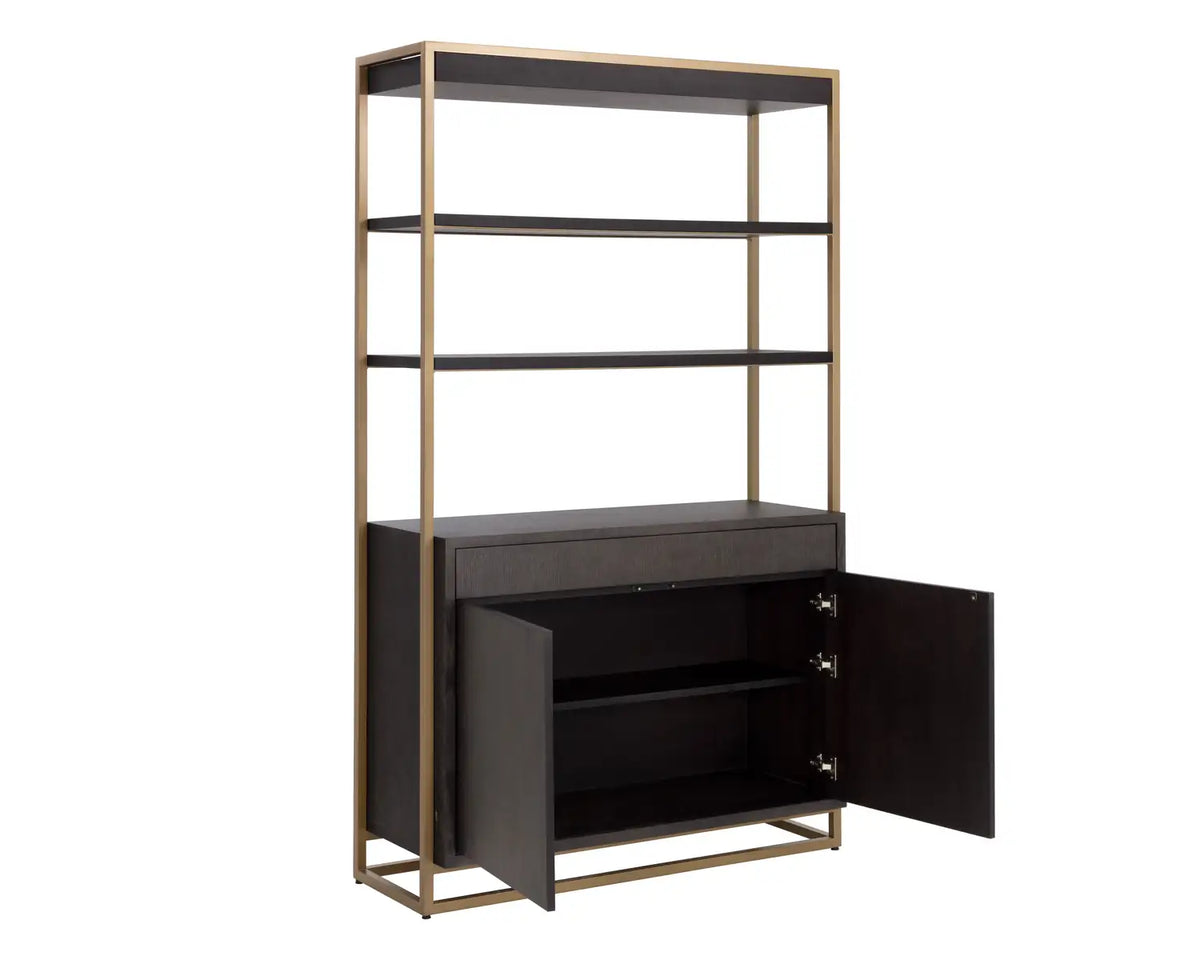 Sunpan, BALDESSARA BOOKCASE, CABINETS & BARS