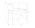 Sunpan MAESTRO LOUNGE CHAIR - Lounge