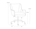 Sunpan, FRANKLIN OFFICE CHAIR, BENCHES, OTTOMAN & STOOLS
