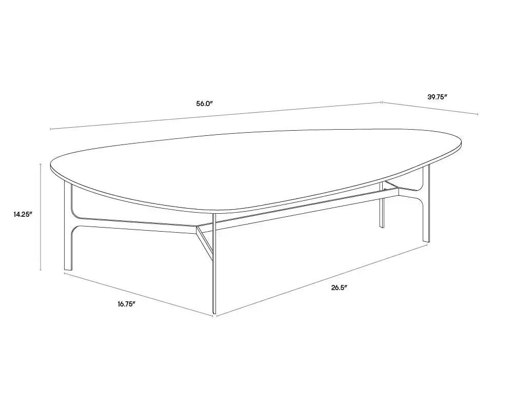 Sunpan KIERNAN COFFEE TABLE - Coffee