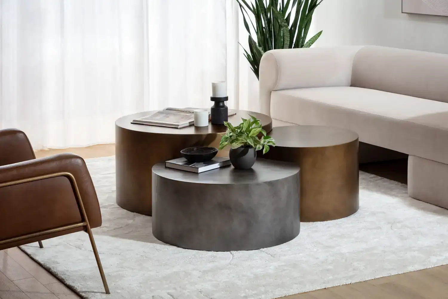 Sunpan NEO NESTING COFFEE TABLE - Coffee