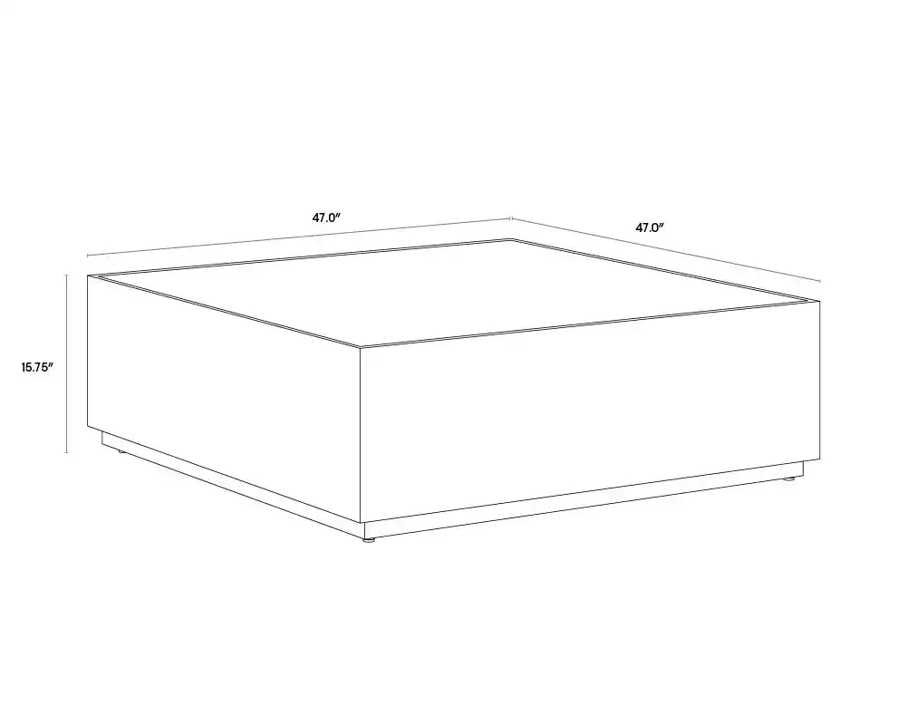 Sunpan SHILOH COFFEE TABLE - Coffee