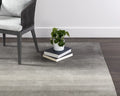 BRISBANE HAND-WOVEN RUG - GREY - 9' X 12' - Outdoor Furniture
