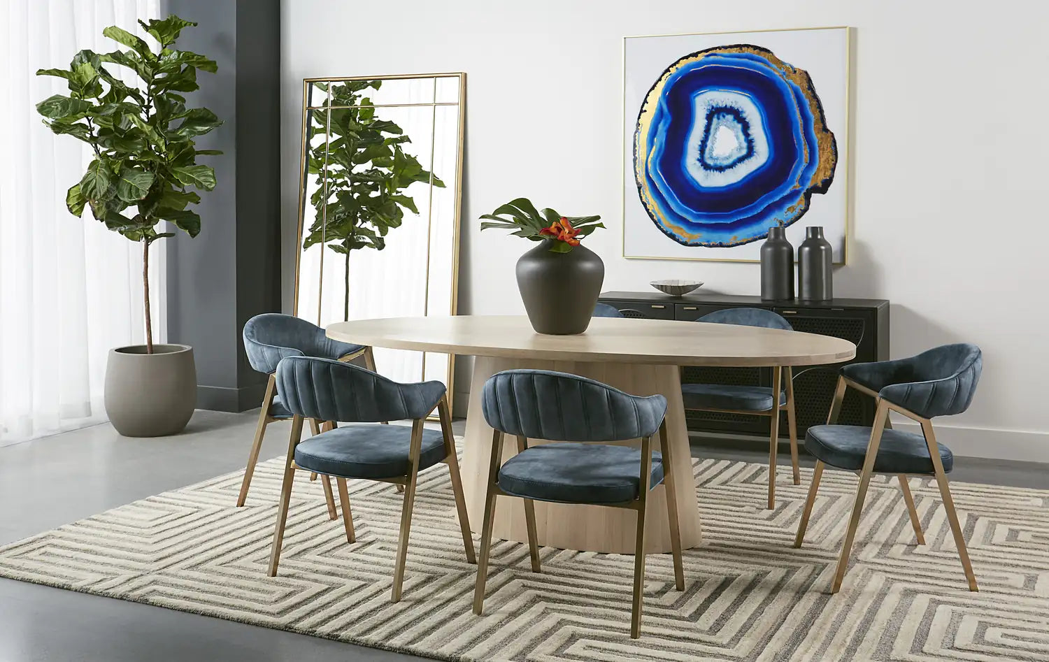 Sunpan BURGOS DINING ARMCHAIR - Dining Chairs