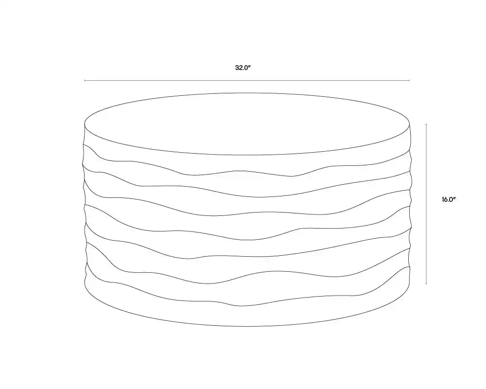 Sunpan COREY COFFEE TABLE - Outdoor Furniture