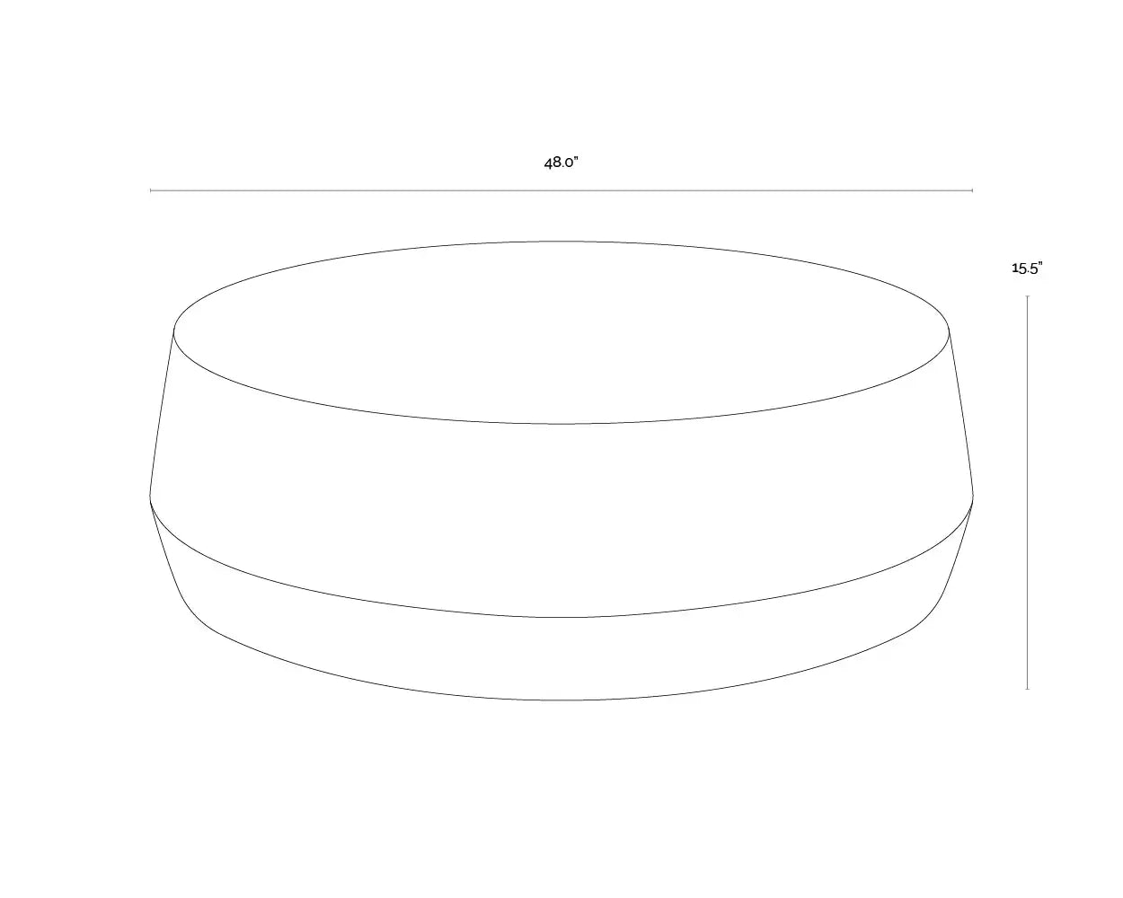 Sunpan CREED COFFEE TABLE - Coffee