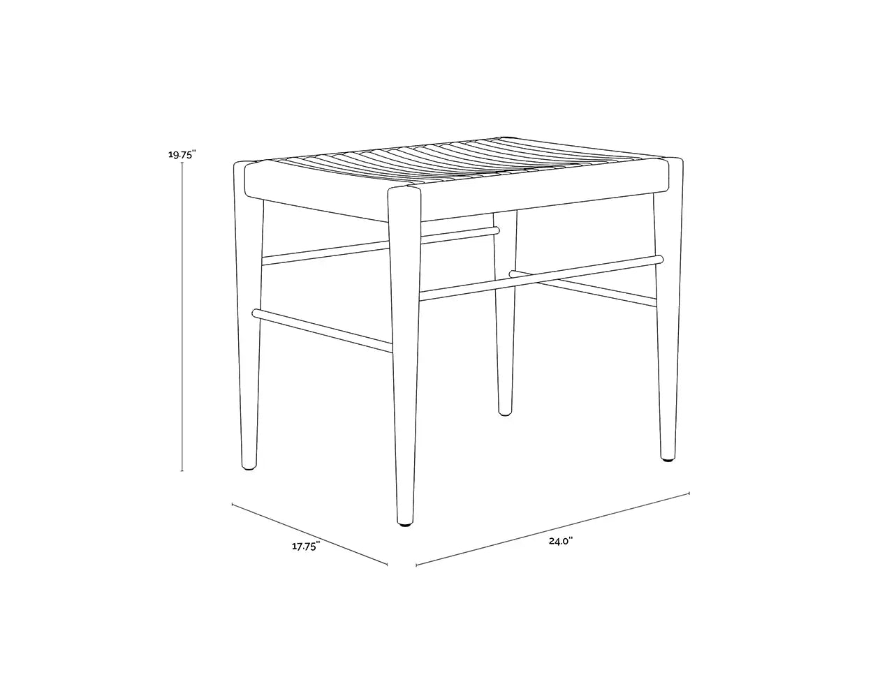 Sunpan, BONDI STOOL, BENCHES, OTTOMAN & STOOLS