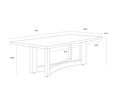 Sunpan AREZZA DINING TABLE - Dining Tables