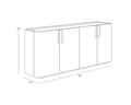 SUNPAN JAMILLE SIDEBOARD - Side