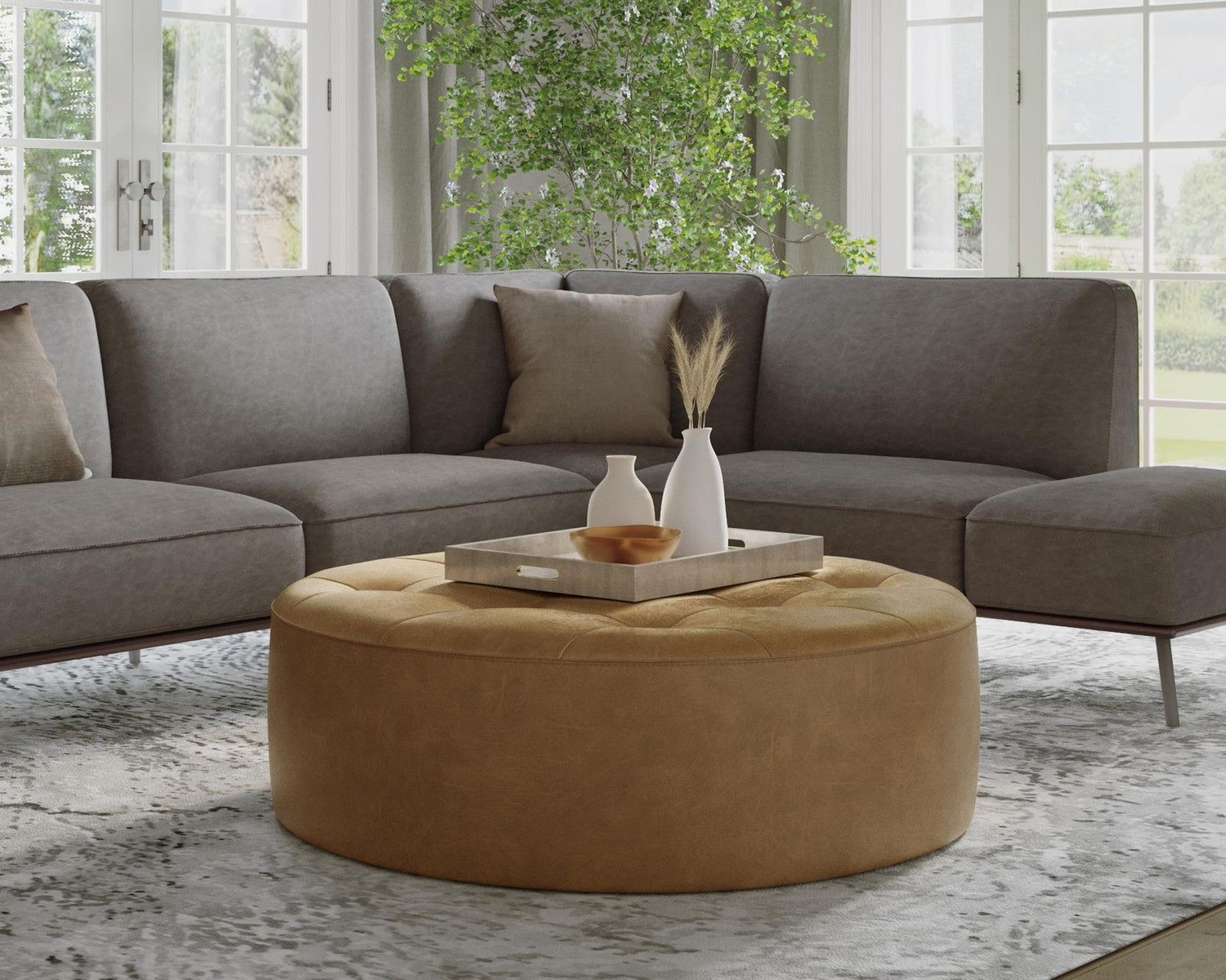 Sunpan, NILDA OTTOMAN, BENCHES, OTTOMAN & STOOLS