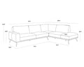 Sunpan BRANDI SOFA CHAISE - Sofa