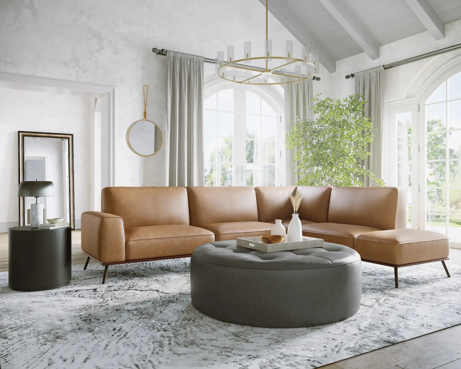Sunpan BRANDI SOFA CHAISE - Sofa