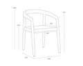 SUNPAN CAYMAN DINING ARMCHAIR - Outdoor Furniture