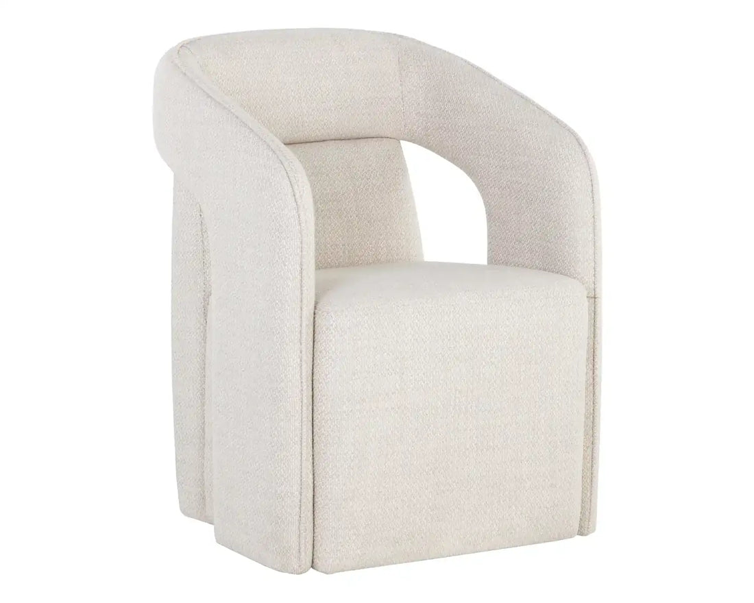 SUNPAN KENDRICK WHEELED DINING ARMCHAIR - Dining Chairs