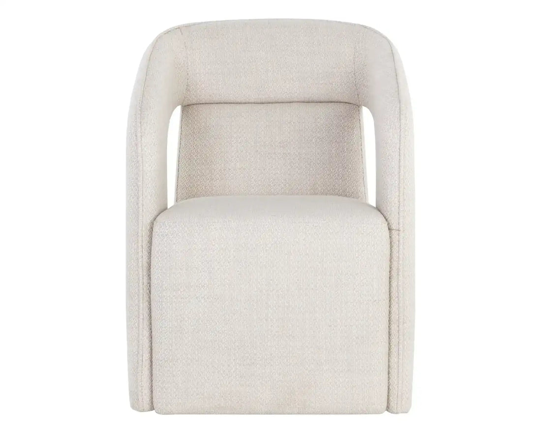SUNPAN KENDRICK WHEELED DINING ARMCHAIR - Dining Chairs