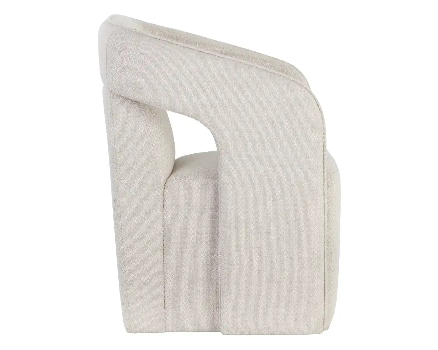 SUNPAN KENDRICK WHEELED DINING ARMCHAIR - Dining Chairs