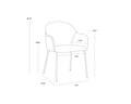 Sunpan HENSLEY DINING ARMCHAIR - Dining Chairs