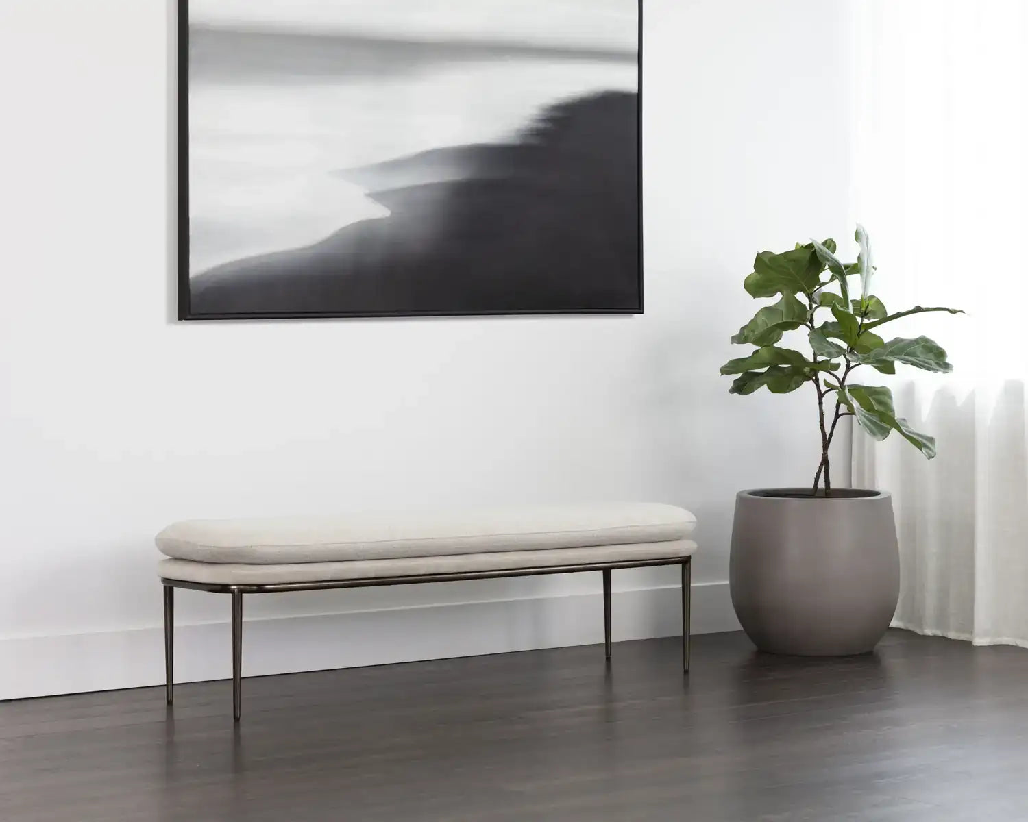 Sunpan, KOFFI BENCH, BENCHES, OTTOMAN & STOOLS