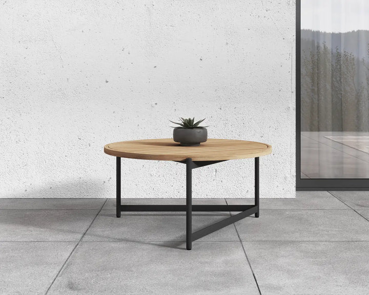 AMALFI COFFEE TABLE - LARGE - NATURAL - Outdoor Furniture