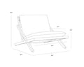 Sunpan BARI LOUNGE CHAIR - Outdoor Furniture