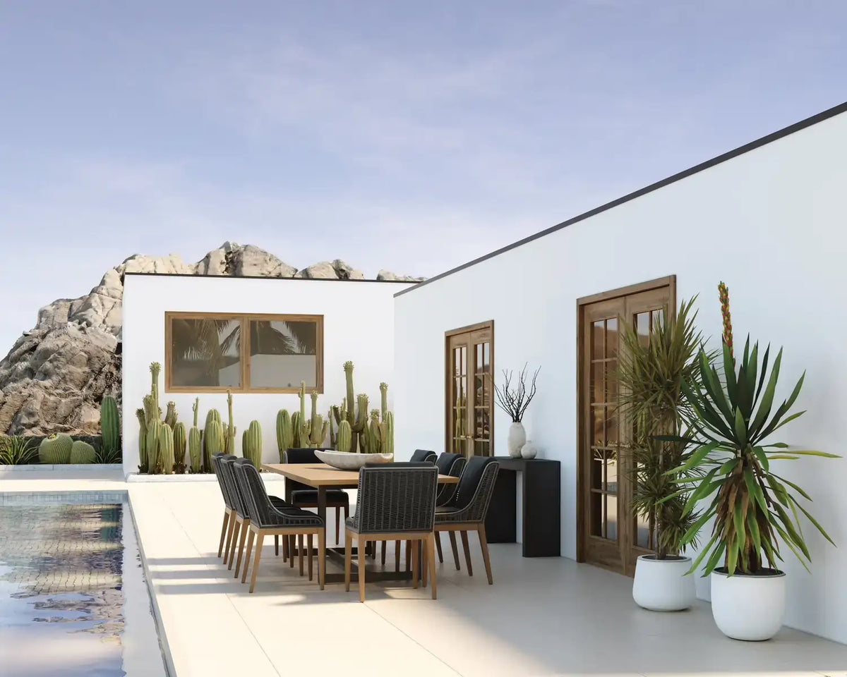 Sunpan GENEVE EXTENSION DINING TABLE - Outdoor Furniture