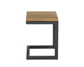 Sunpan GENEVE C-SHAPED END TABLE - Outdoor Furniture