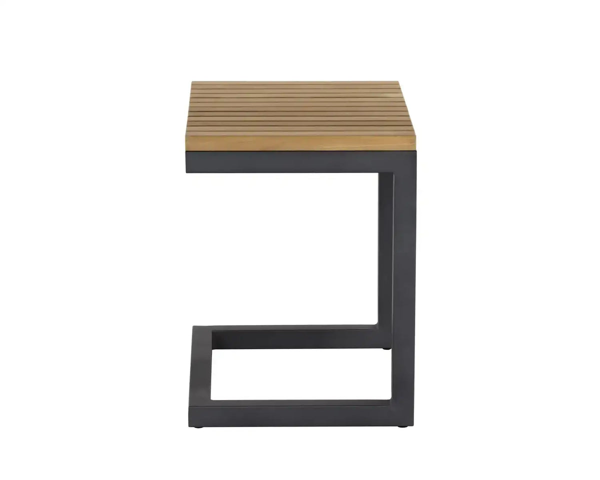 Sunpan GENEVE C-SHAPED END TABLE - Outdoor Furniture