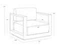 SUNPAN TAVIRA ARMCHAIR - Outdoor Furniture