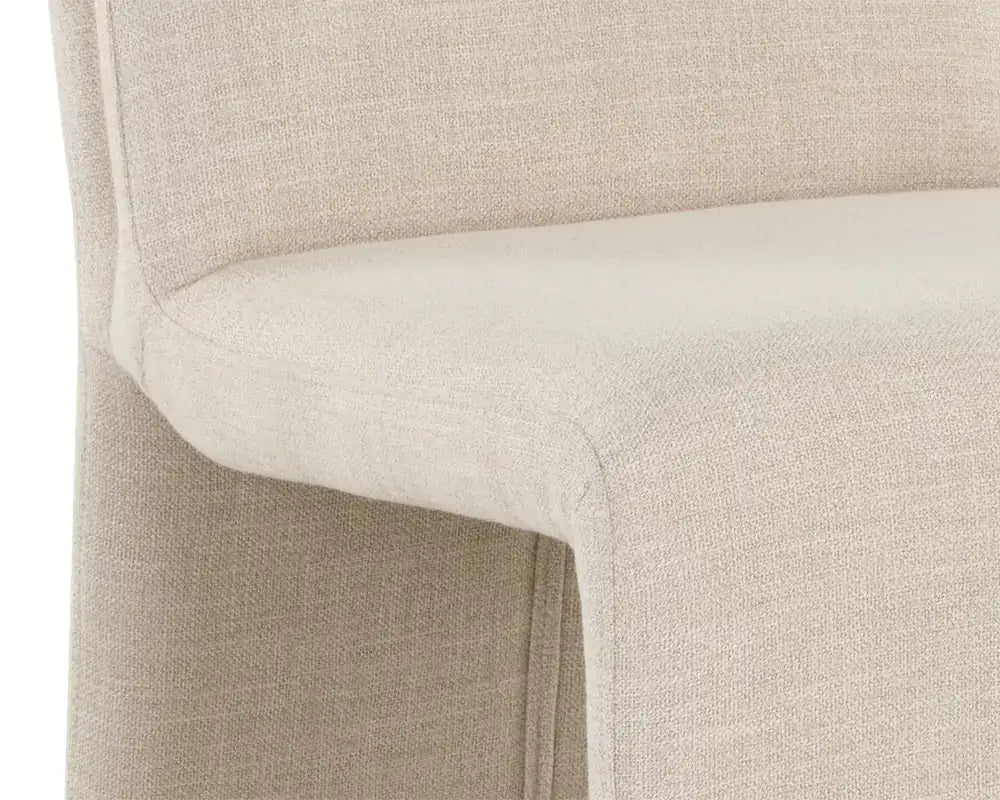Sunpan CASCATA DINING CHAIR - EFFIE LINEN - Dining Chairs