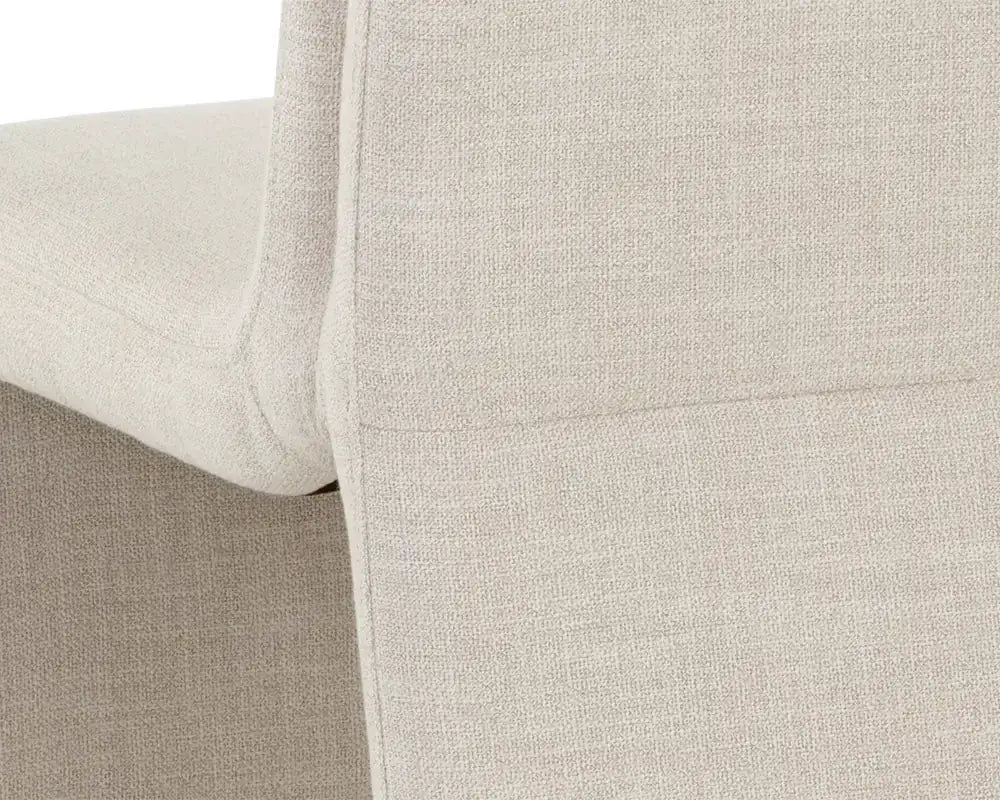 Sunpan CASCATA DINING CHAIR - EFFIE LINEN - Dining Chairs