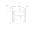 Sunpan KRASNER DINING ARMCHAIR - Dining Chairs