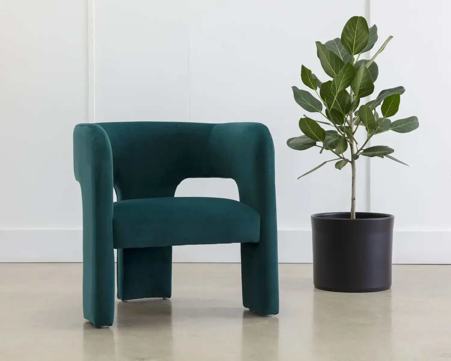 ISIDORE LOUNGE CHAIR - MEG TEAL - Lounge