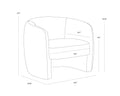 Sunpan MIRCEA LOUNGE CHAIR - Lounge