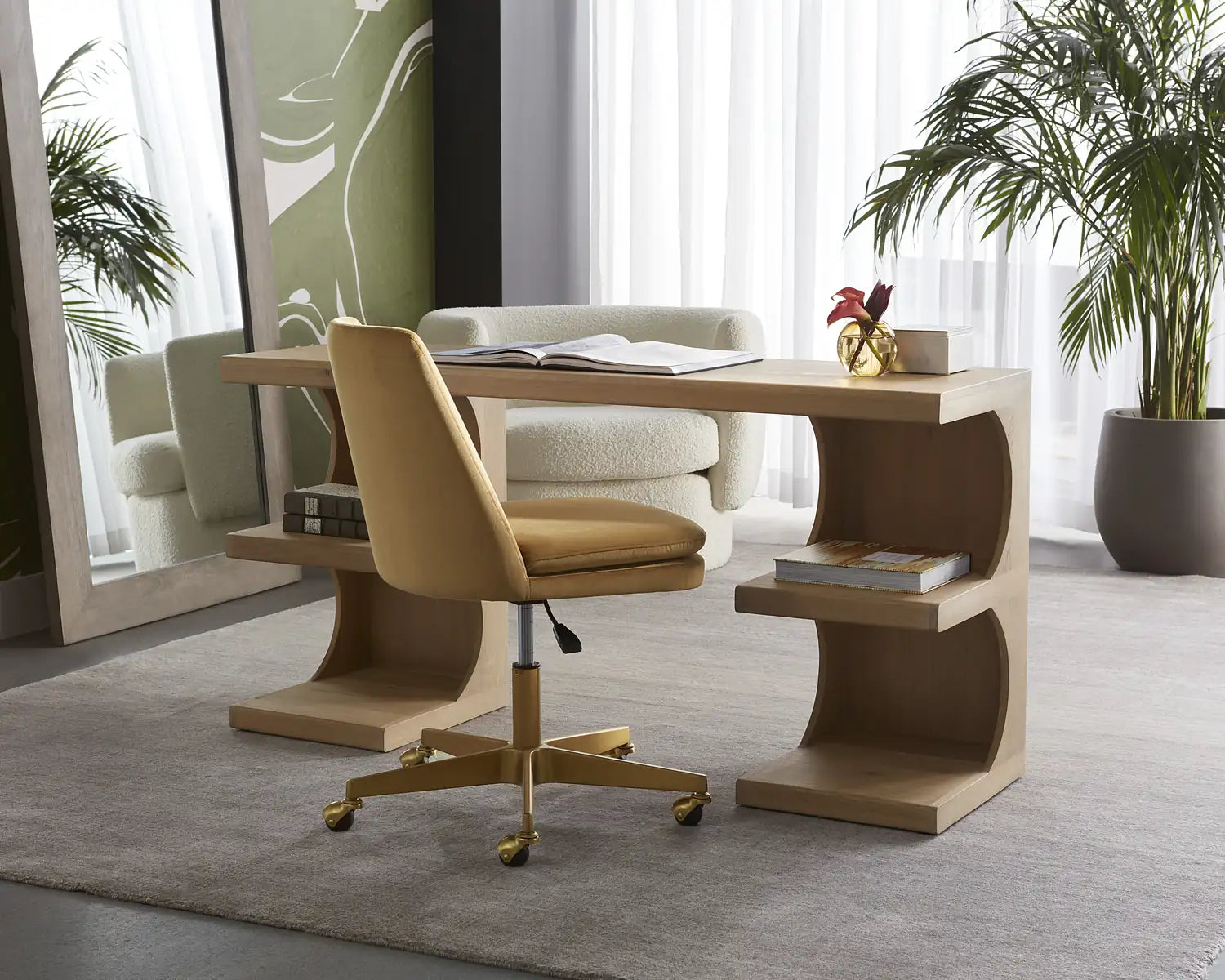 Sunpan, BERGET OFFICE CHAIR, BENCHES, OTTOMAN & STOOLS
