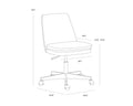 Sunpan, BERGET OFFICE CHAIR, BENCHES, OTTOMAN & STOOLS