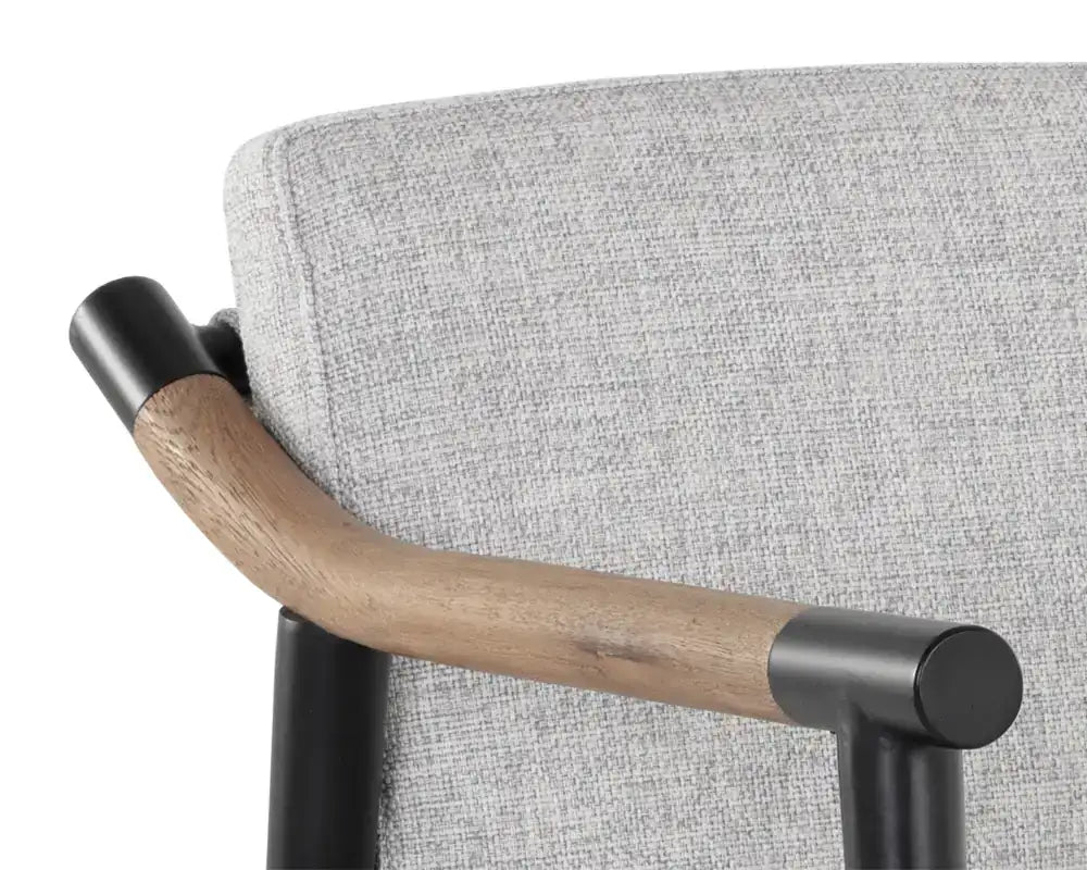 Sunpan MEADOW DINING ARMCHAIR - VAULT FOG - Dining Chairs