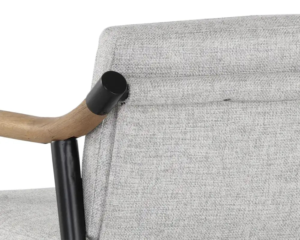 Sunpan MEADOW DINING ARMCHAIR - VAULT FOG - Dining Chairs