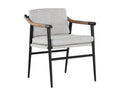 Sunpan MEADOW DINING ARMCHAIR - VAULT FOG - Dining Chairs