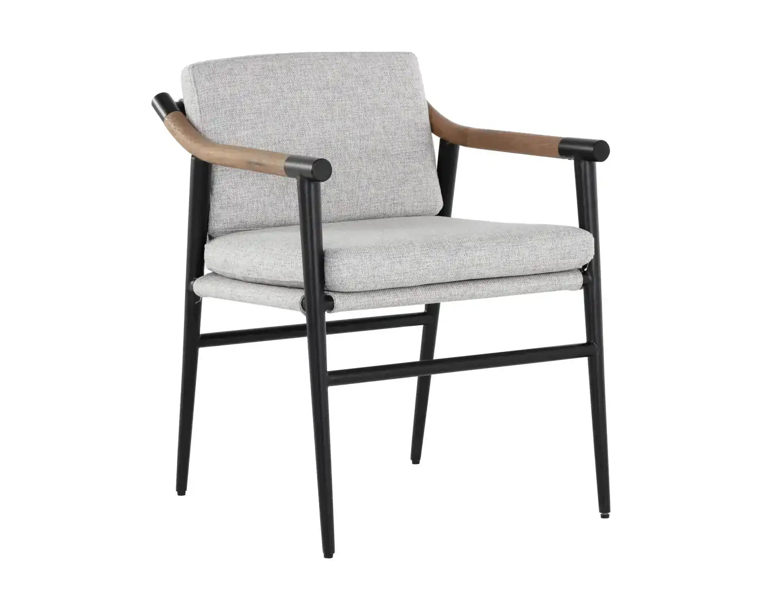 Sunpan MEADOW DINING ARMCHAIR - VAULT FOG - Dining Chairs