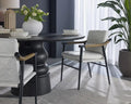Sunpan MEADOW DINING ARMCHAIR - VAULT FOG - Dining Chairs