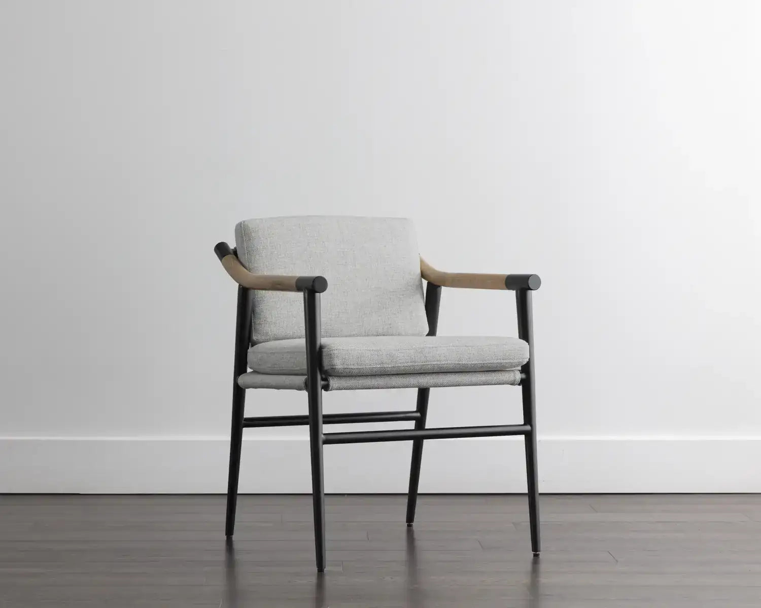 Sunpan MEADOW DINING ARMCHAIR - VAULT FOG - Dining Chairs