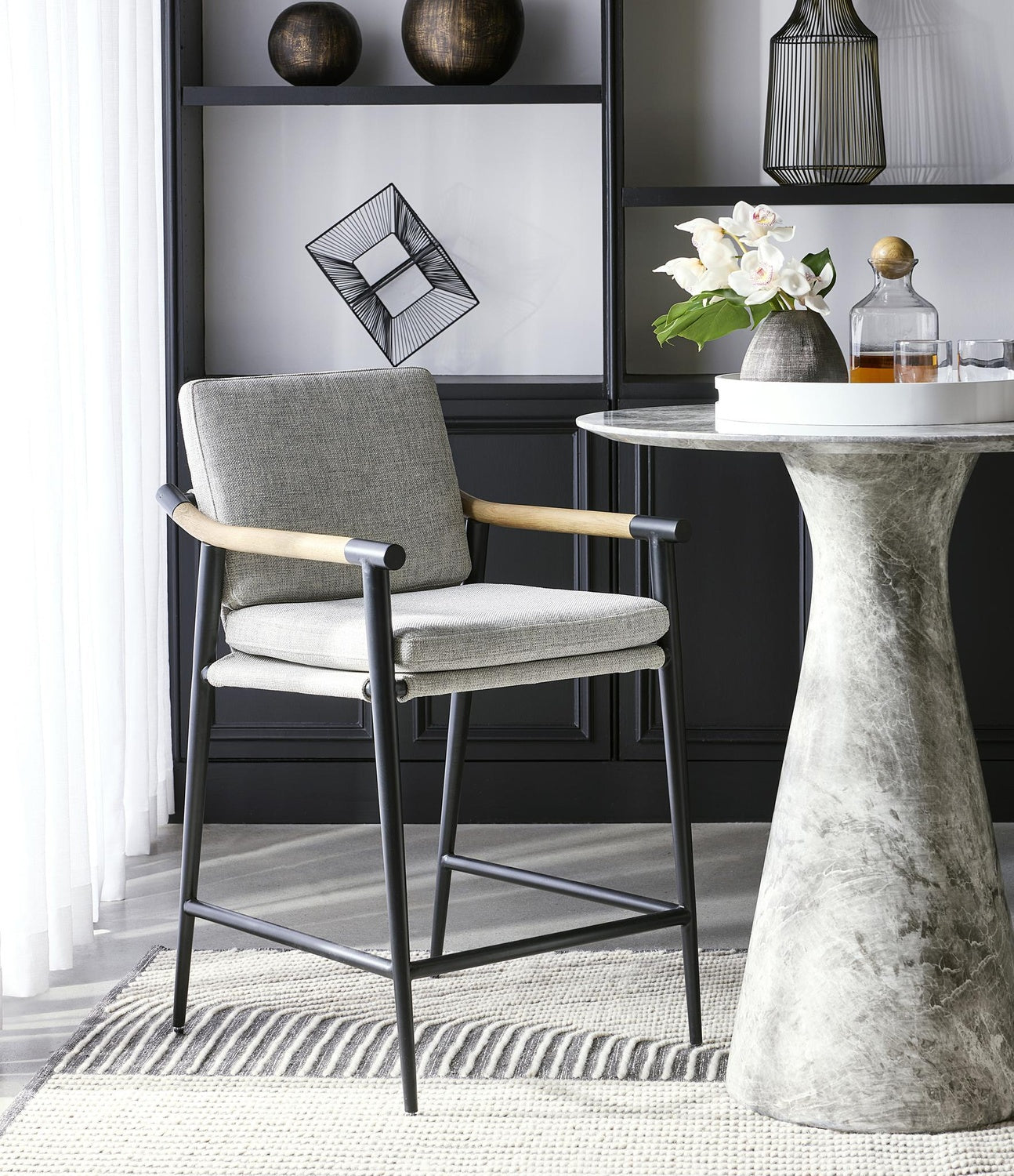 Sunpan, MEADOW COUNTER STOOL, BENCHES, OTTOMAN & STOOLS