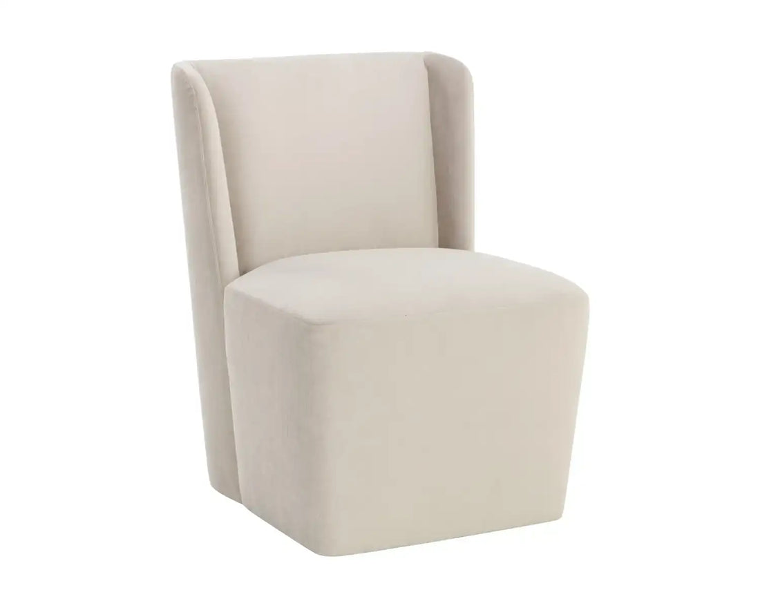 SUNPAN AMITA WHEELED DINING CHAIR - Dinning Chairs