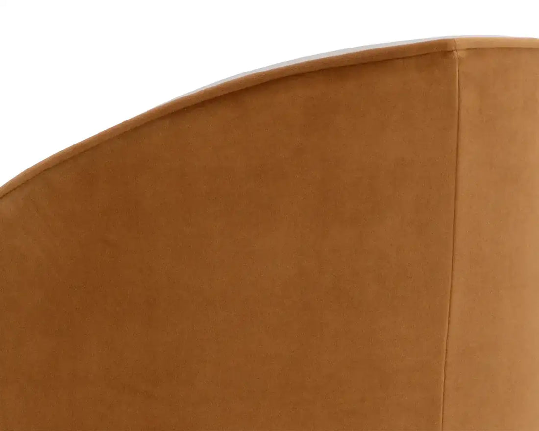 Sunpan CAVOLI SWIVEL DINING CHAIR - MEG TAUPE / MEG GOLD - Dining Chairs